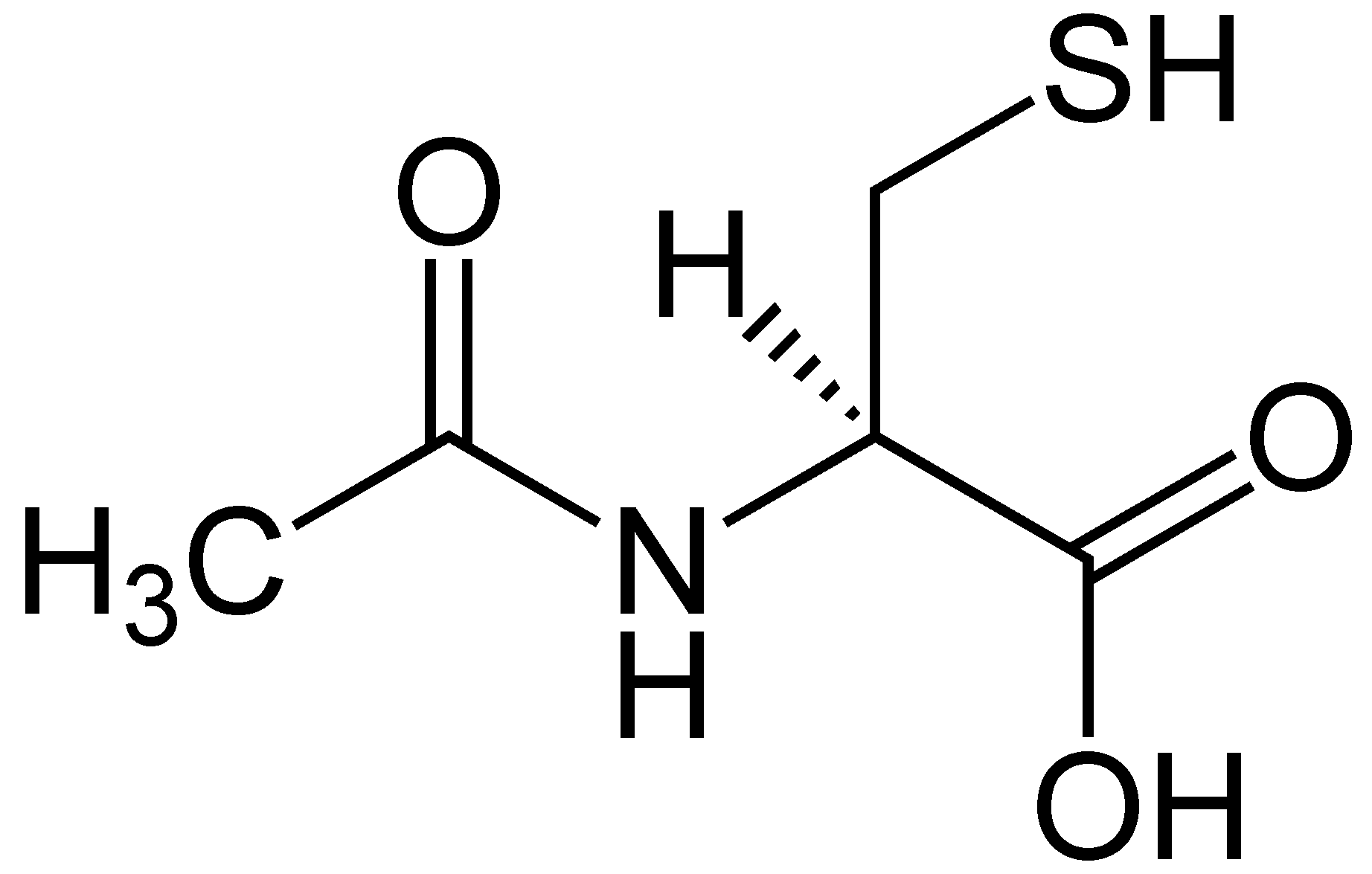 (R)-N-Acetylcysteine_Structural_Formulae