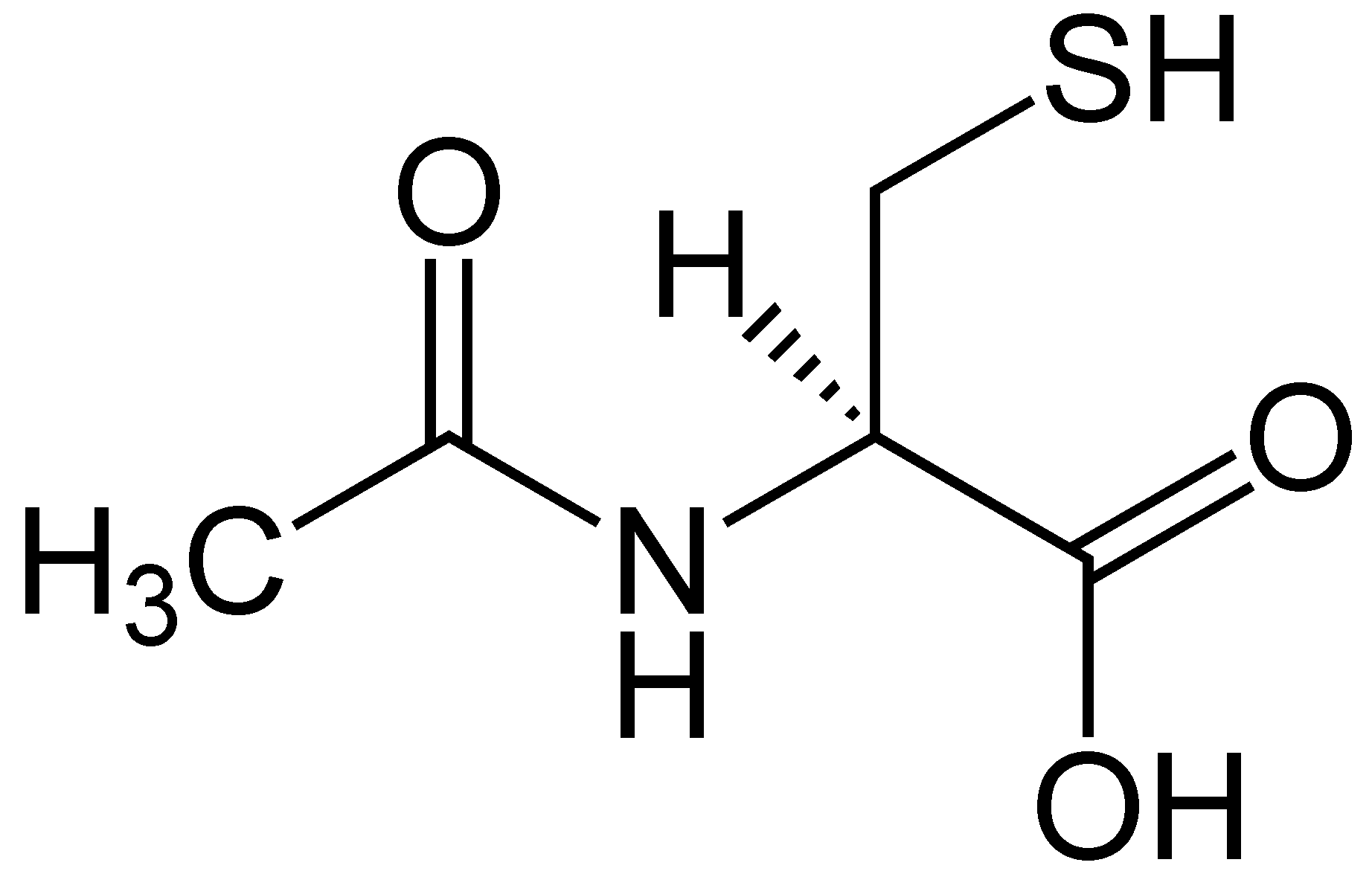 (R) -N-Acetylcysteine_Structural_Formulae